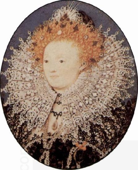 Nicholas Hilliard Portrat Elisabeth I, Konigin von England China oil painting art